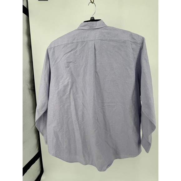 Ralph Lauren Classic Fit Oxford Shirt 18 Purple Button Down Pony Men  34 35 - Picture 8 of 10
